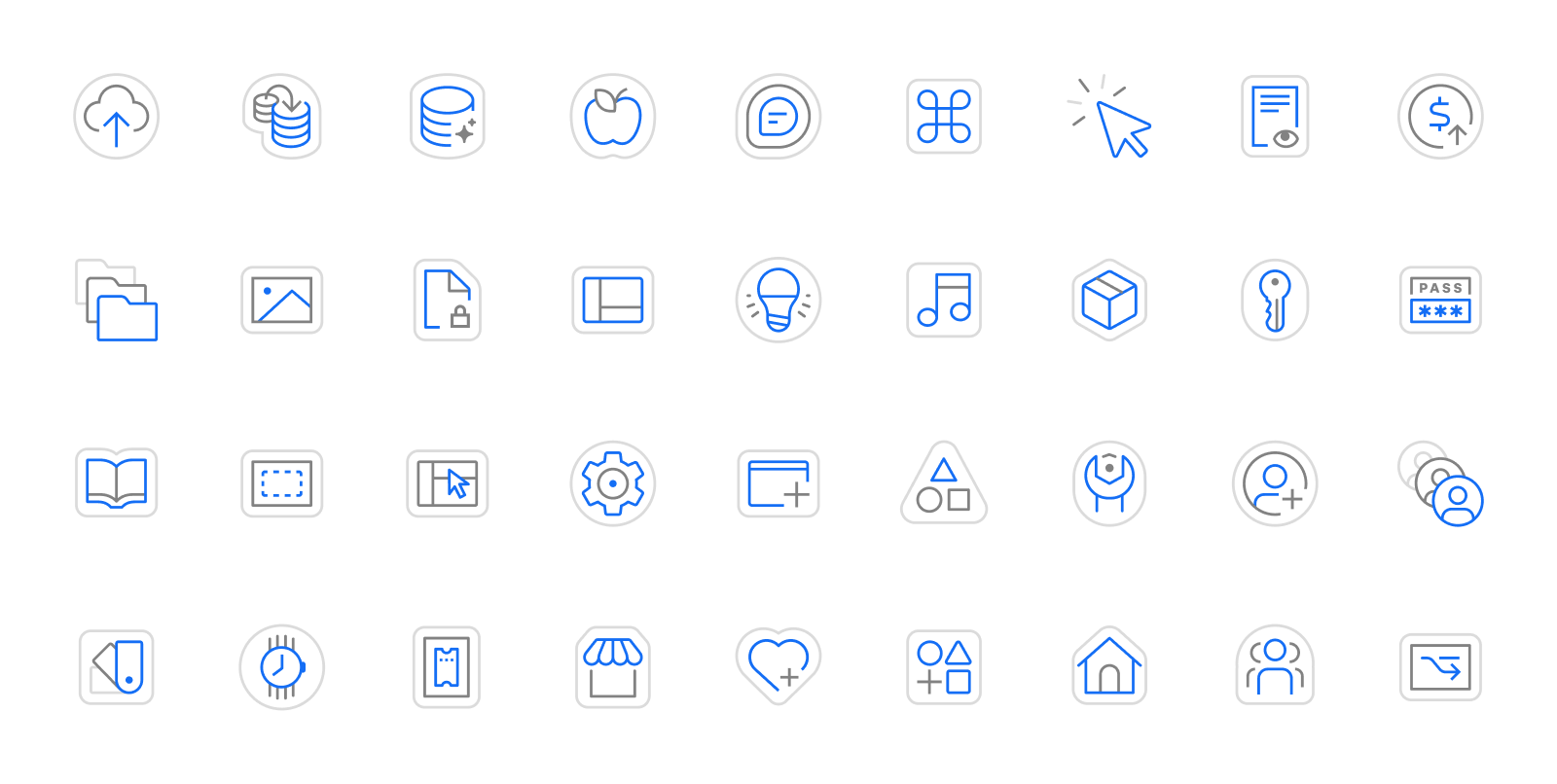 Icons hover state